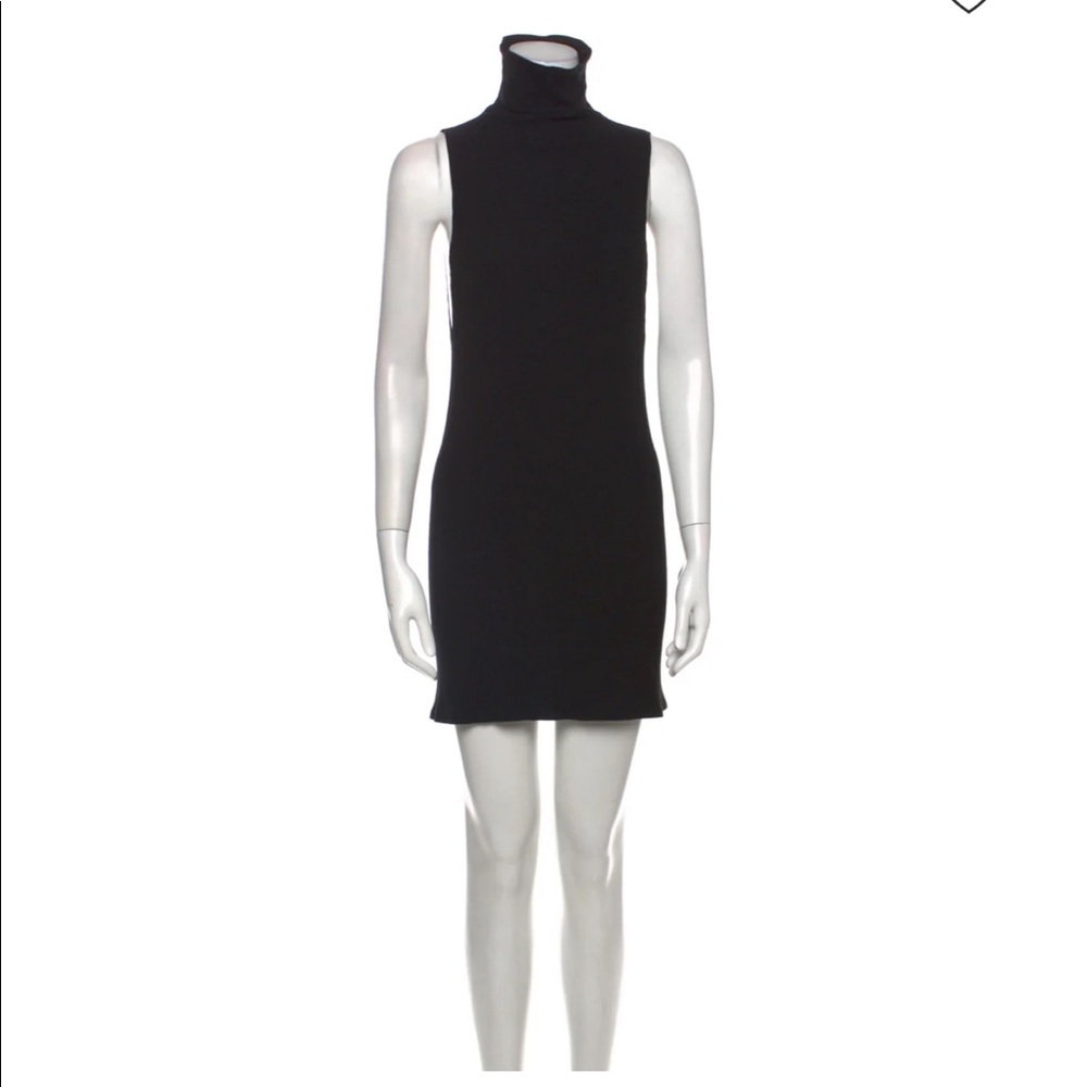Reformation cali dress in navy blue Dress Sleeveless with Turtleneck size Small - Picture 7 of 13